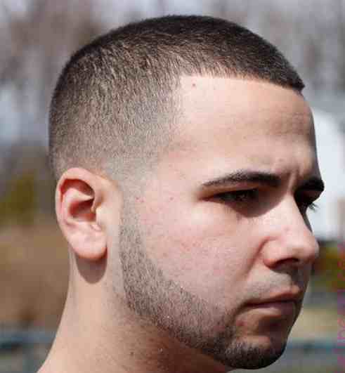 Fade Cut With Extended Sideburns/Goatee