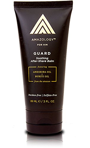 Amazology RAINFOREST Soothing Men’s After Shave Balm with Andiroba Oil and Buriti Oil 3 fl oz