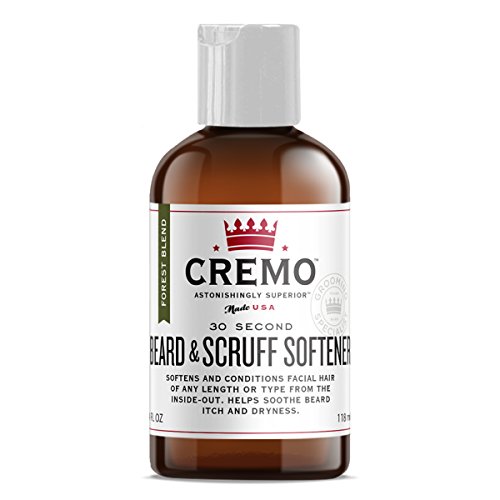 Cremo Beard & Scruff Softener, Forest Blend -- 30 Second Beard Softener To Soften And Condition Facial Hair Of Any Length, 4 Ounce