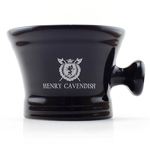 Gentleman's Ceramic Shaving Soap Bowl with Handle. Enhance Your Shave with the Best Mug and get a Good Shaving Brush.