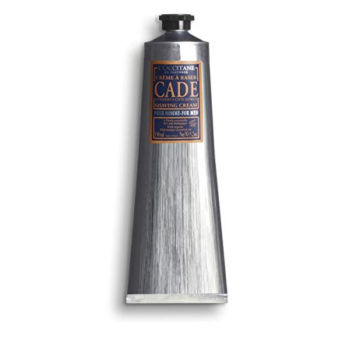 L'Occitane Cade Shaving Cream Enriched with Essential Oils and Shea Butter, 5.2 Fl Oz