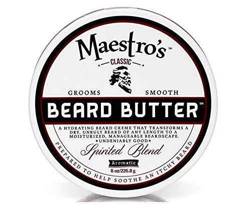 Maestro's Classic Spirited Beard Butter, 8 Ounce
