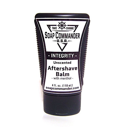 Soap Commander Aftershave Balm with Menthol (Integrity - Unscented)