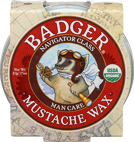 Badger Mustache Wax - .75oz Tin