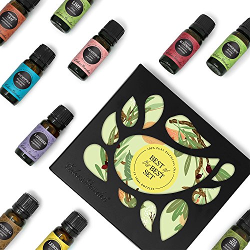 Edens Garden Best of The Best 12 Set, Top 100% Pure Essential Oil & Essential Oil Synergy Blend Aromatherapy Kit (Diffuser & Therapeutic Use, for Beginner & Seasoned Aromatherapist), 10 ml
