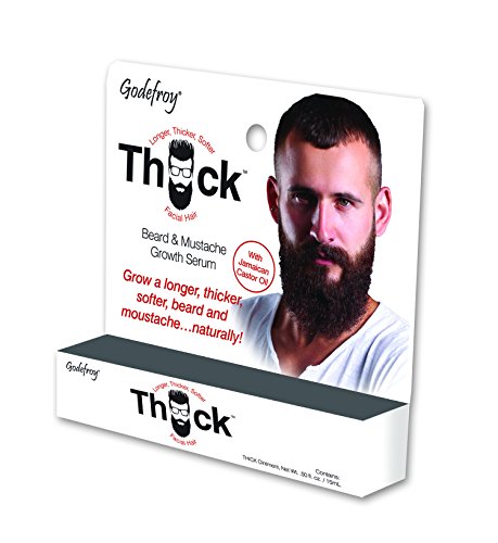 Godefroy Thick Beard and Mustache Growth Serum, 15 ml