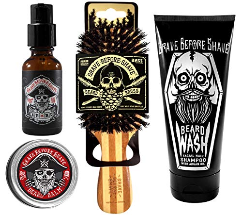 Grave Before Shave Beard Care Pack (Bay Rum Blend)
