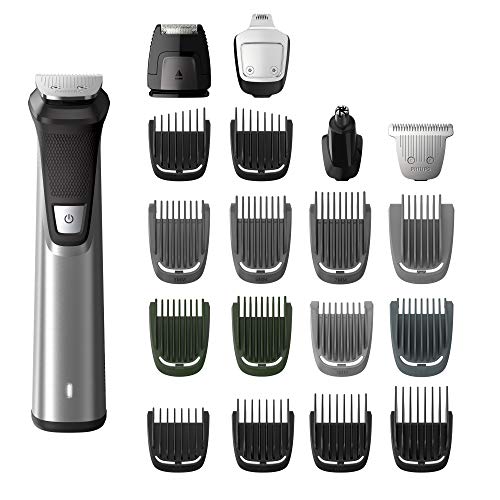 Philips Norelco MG7750/49 Multigroom Series 7000, Men's Grooming Kit with Trimmer for Beard, Head, Body, and Face - No Blade Oil Needed