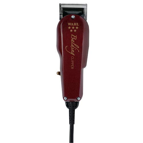 Wahl Professional 5-Star Balding Clipper #8110 – Great for Barbers and Stylists – Cuts Surgically Close for Full Head Balding – Twice the Speed of Pivot Motor Clippers – Accessories Included