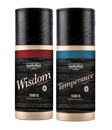 Wisdom & Temperance 'Pick Two and Save' Beard Oil Set | Woodsy Scent & Unscented