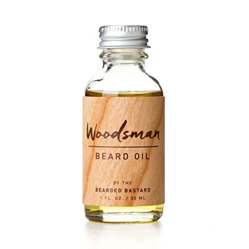 Woodsman Beard Oil | Cedar Scented Leave In Beard Conditioner Keeps Facial Hair Soft and Moisturizes Skin | Jojoba. Argan and Sweet Almond Essential Oils 1 Ounce